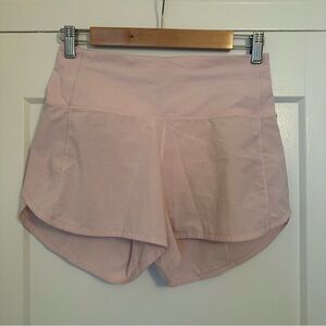 Lululemon Speed Up High Rise Lined Short 4” - Strawberry Milkshake